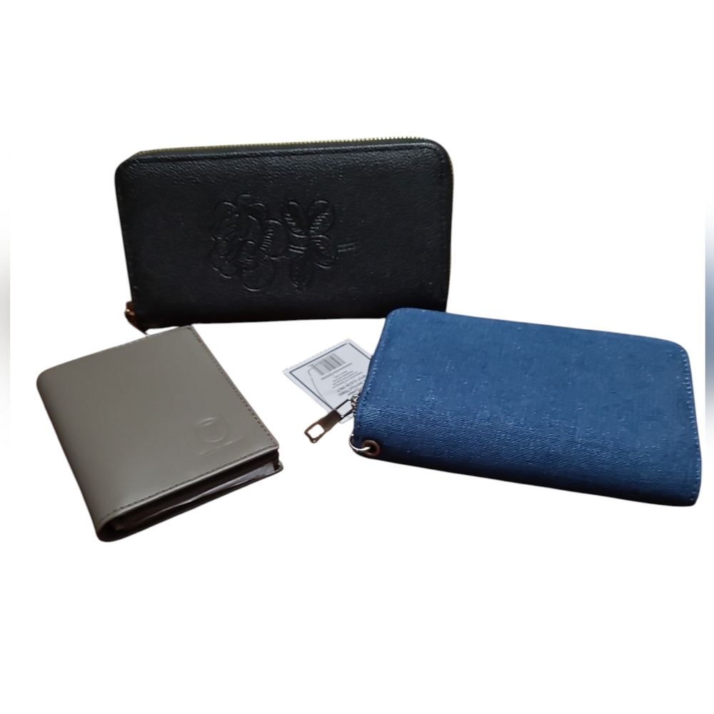 Wallet Bundle Of 3 Women & Men